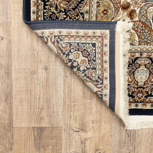 Oriental Weavers Masterpiece Intricate Persian Pattern Area Rug - Timeless Design In Luxurious Colors For Your Home Navy,Multi Polypropylene M1802b117165st