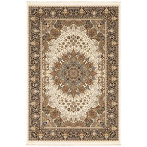 Oriental Weavers Masterpiece Intricate Persian Pattern Area Rug In Classic Colors - Luxurious And Timeless Design Ivory,Multi Polypropylene M1802w117165st