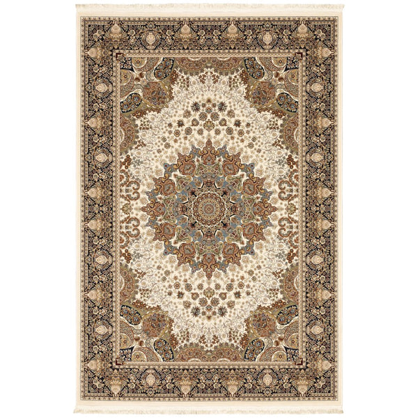 Oriental Weavers Masterpiece Intricate Persian Pattern Area Rug In Classic Colors - Luxurious And Timeless Design Ivory,Multi Polypropylene M1802w117165st