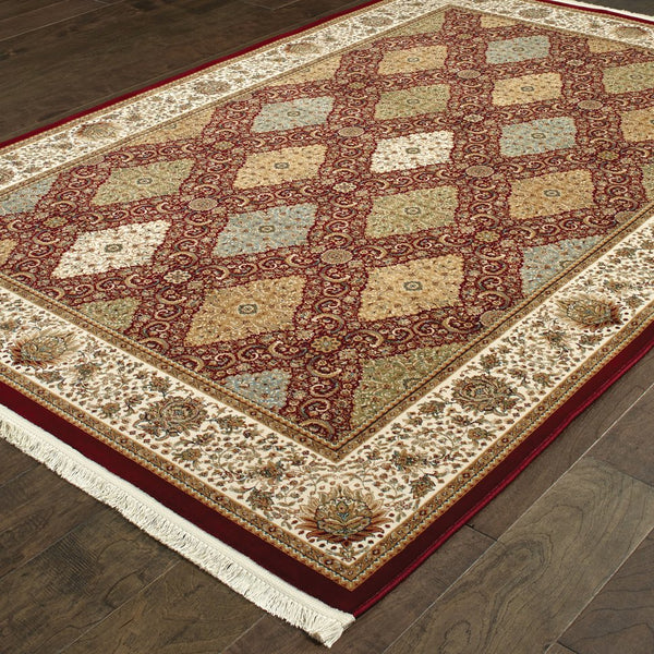 Oriental Weavers Masterpiece Indoor Area Rug - Exquisite Persian Design In Classic Colors For Timeless Elegance Red,Multi Polypropylene M530m2117165st