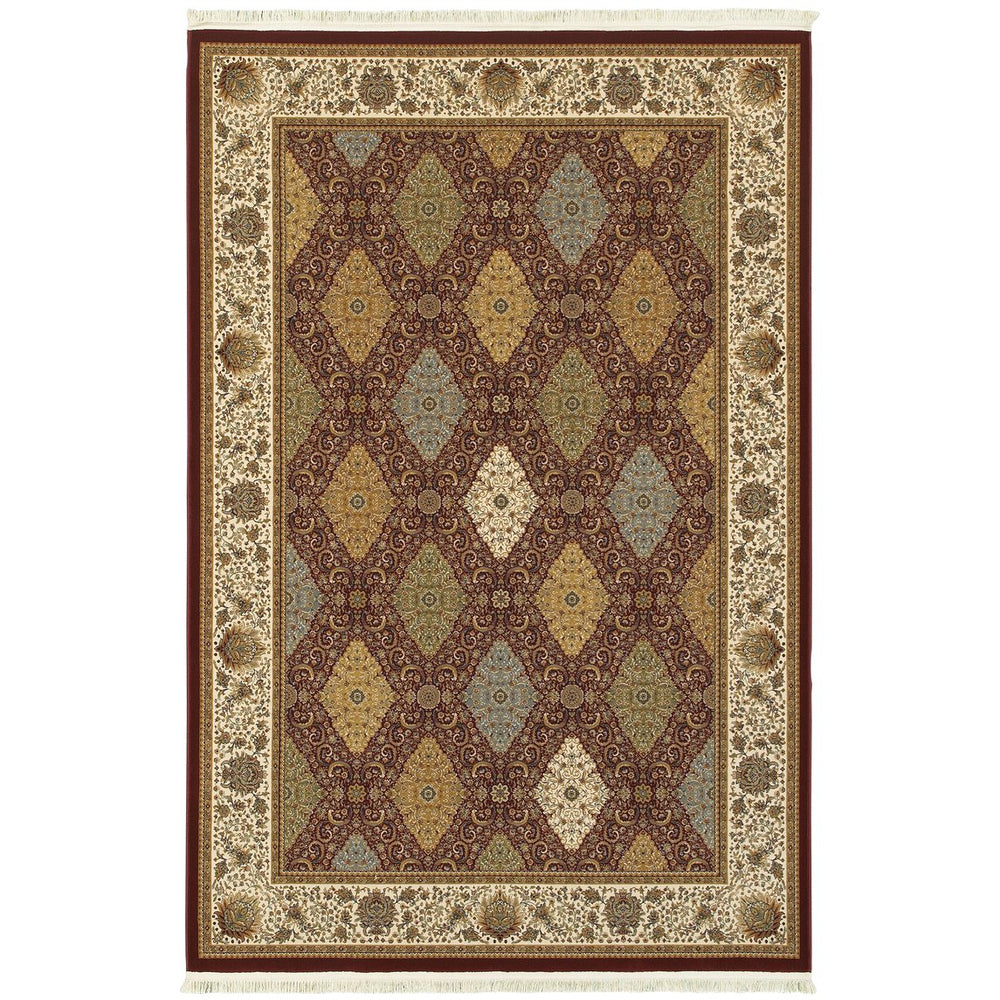 Oriental Weavers Masterpiece Indoor Area Rug - Exquisite Persian Design In Classic Colors For Timeless Elegance Red,Multi Polypropylene M530m2117165st