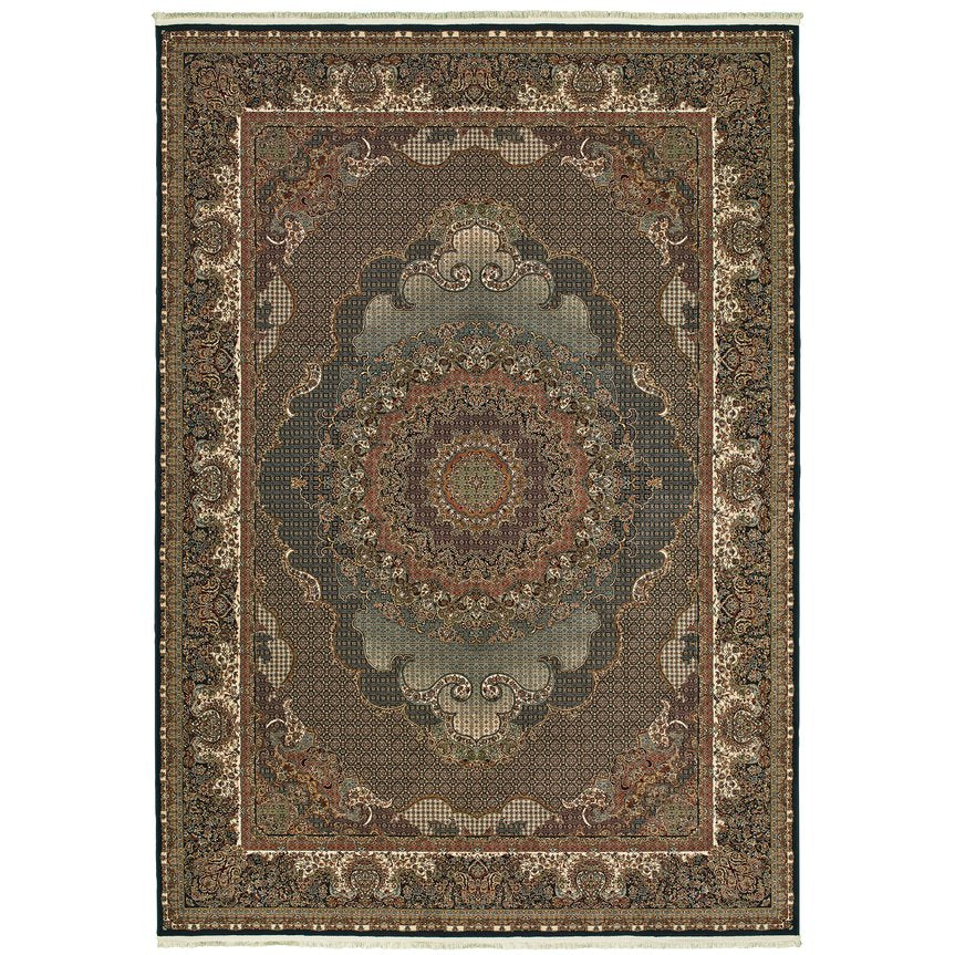 Oriental Weavers Masterpiece Indoor Area Rug - Timeless Persian Design With Luxurious Pile For Elegant Home Décor Blue,Red Polypropylene M5330b068305st