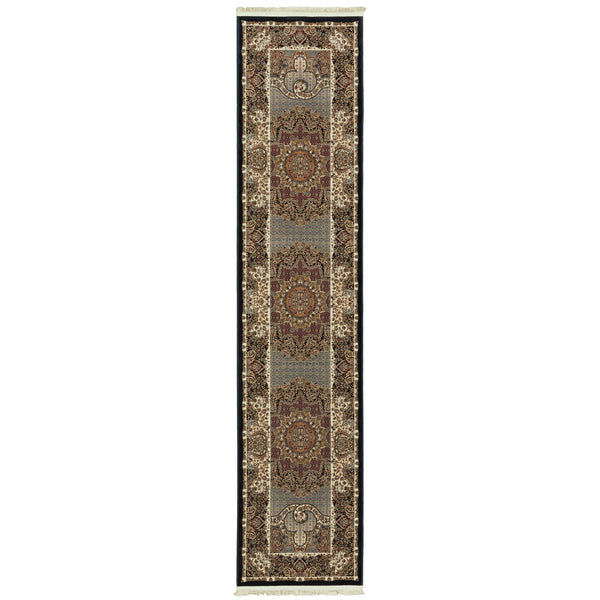 Oriental Weavers Masterpiece Indoor Area Rug - Timeless Persian Design With Luxurious Pile For Elegant Home Décor Blue,Red Polypropylene M5330b068305st