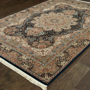 Oriental Weavers Masterpiece Indoor Area Rug - Exquisite Persian Patterns In Timeless Colors For Luxurious Spaces Dark Blue,Multi Polypropylene M5501k117165st