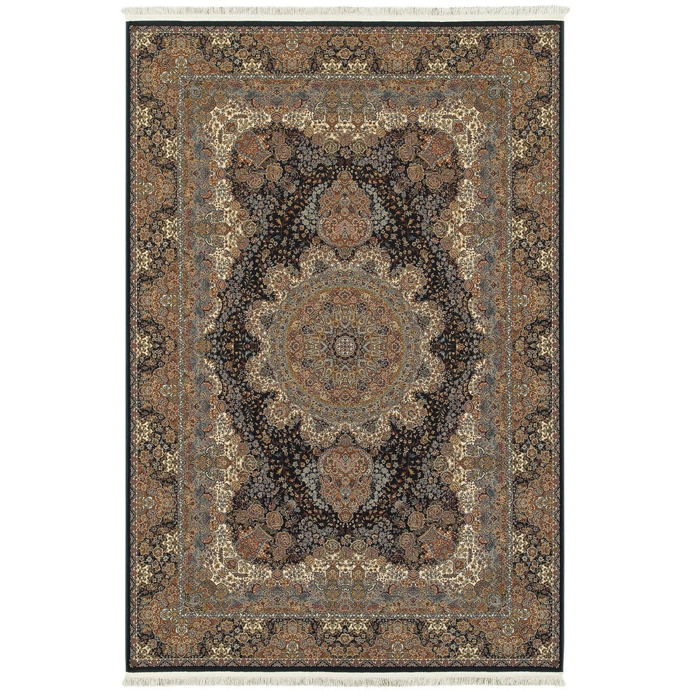 Oriental Weavers Masterpiece Indoor Area Rug - Exquisite Persian Patterns In Timeless Colors For Luxurious Spaces Dark Blue,Multi Polypropylene M5501k117165st