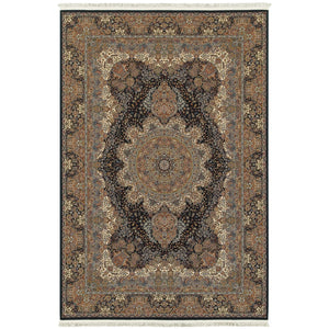 Oriental Weavers Masterpiece Indoor Area Rug - Exquisite Persian Patterns In Timeless Colors For Luxurious Spaces Dark Blue,Multi Polypropylene M5501k117165st