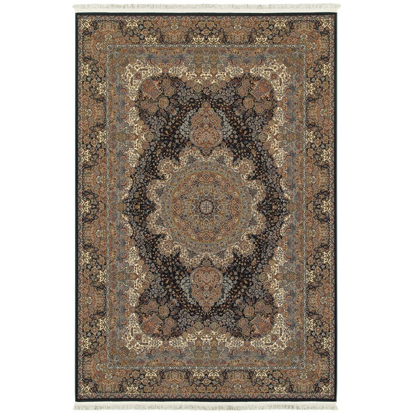 Oriental Weavers Masterpiece Indoor Area Rug - Exquisite Persian Patterns In Timeless Colors For Luxurious Spaces Dark Blue,Multi Polypropylene M5501k117165st