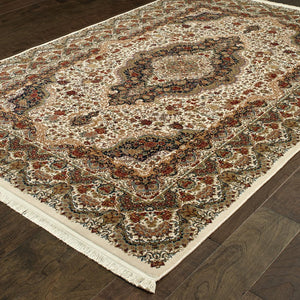 Oriental Weavers Masterpiece Indoor Area Rug - Exquisite Persian Patterns In Timeless Colors For Elegant Spaces Ivory,Multi Polypropylene M5560w117165st