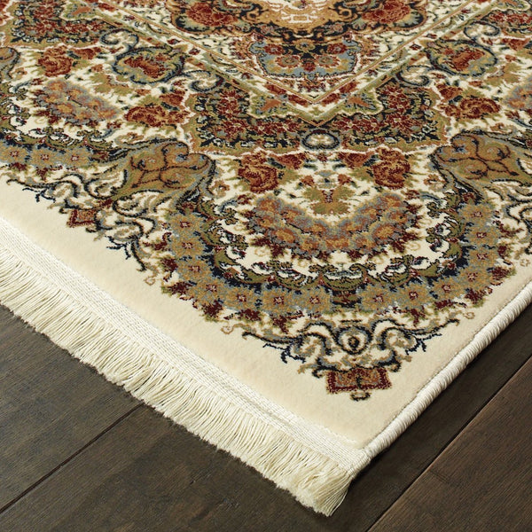 Oriental Weavers Masterpiece Indoor Area Rug - Exquisite Persian Patterns In Timeless Colors For Elegant Spaces Ivory,Multi Polypropylene M5560w068305st
