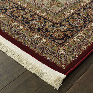 Oriental Weavers Masterpiece Indoor Area Rug - Exquisite Persian Patterns With Luxurious Polypropylene Pile Design Red,Multi Polypropylene M090r2068305st