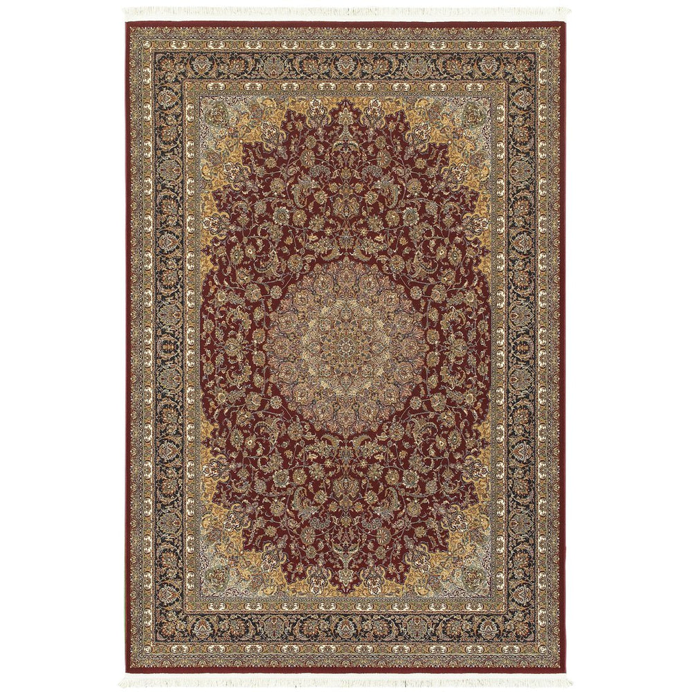Oriental Weavers Masterpiece Indoor Area Rug - Exquisite Persian Patterns With Luxurious Polypropylene Pile Design Red,Multi Polypropylene M090r2117165st