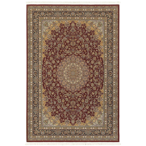 Oriental Weavers Masterpiece Indoor Area Rug - Exquisite Persian Patterns With Luxurious Polypropylene Pile Design Red,Multi Polypropylene M090r2117165st