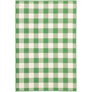 Oriental Weavers Meridian Indoor/Outdoor Area Rug - Vivid Geometric Patterns In Vibrant Hues For Any Space Green,Ivory Polypropylene M2598g110170st