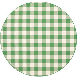 Oriental Weavers Meridian Indoor/Outdoor Area Rug - Vivid Geometric Patterns In Vibrant Hues For Any Space Green,Ivory Polypropylene M2598g240rdst