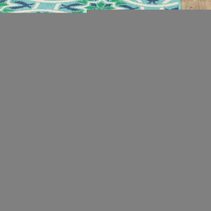 Oriental Weavers Meridian Vibrant Indoor/Outdoor Area Rug With Geometric Patterns For Stunning Home Décor Appeal Blue,Green Polypropylene M5868l240330st