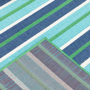 Oriental Weavers Meridian Indoor/Outdoor Area Rug - Vibrant Tricolor Design To Elevate Your Space With Style! Blue,Green Polypropylene M9652f240330st