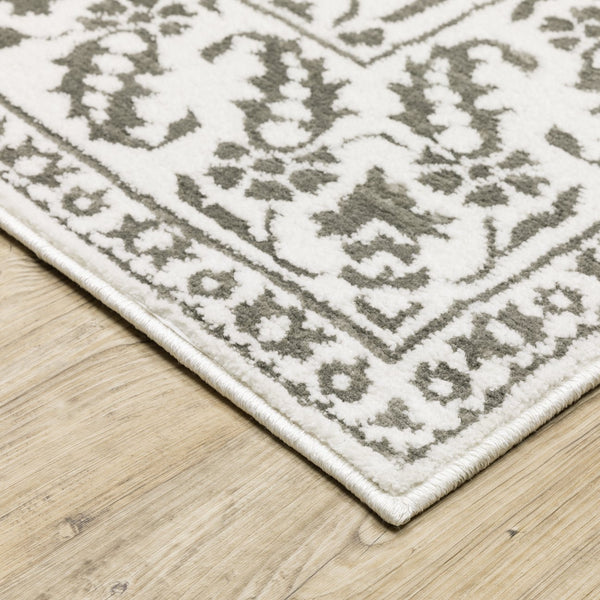 Oriental Weavers Montecito Indoor Area Rug - Elegant Power-loomed Polyester With Graphic Patterns For Any Space Grey,White Polyester M2062h160235st