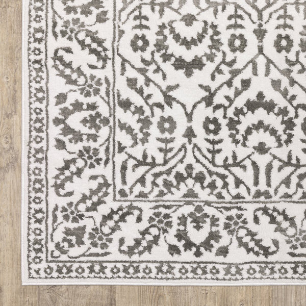Oriental Weavers Montecito Indoor Area Rug - Elegant Power-loomed Polyester With Graphic Patterns For Any Space Grey,White Polyester M2062h160235st