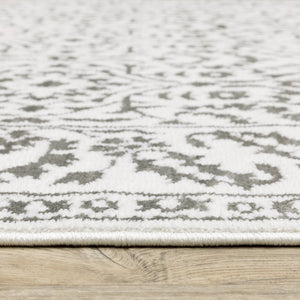 Oriental Weavers Montecito Indoor Area Rug - Elegant Power-loomed Polyester With Graphic Patterns For Any Space Grey,White Polyester M2062h160235st