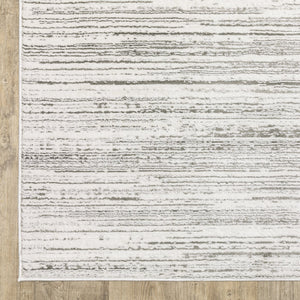 Oriental Weavers Montecito Elegant Indoor Area Rug - Soft Polyester, Graphic Patterns, Exquisite Design From Egypt White,Grey Polyester M4154w068235st