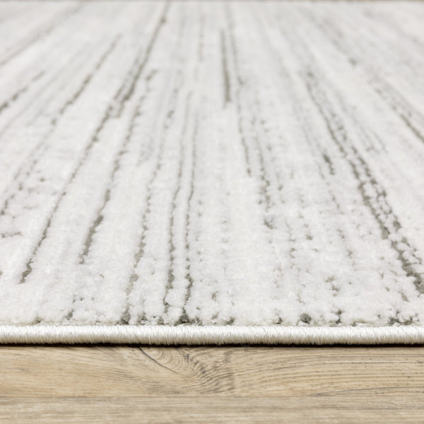 Oriental Weavers Montecito Elegant Indoor Area Rug - Soft Polyester, Graphic Patterns, Exquisite Design From Egypt White,Grey Polyester M4154w068235st