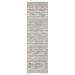 Oriental Weavers Montecito Indoor Area Rug - Elegant Power-loomed Design With Graphic Patterns For Stylish Spaces White,Grey Polyester M4929e068235st