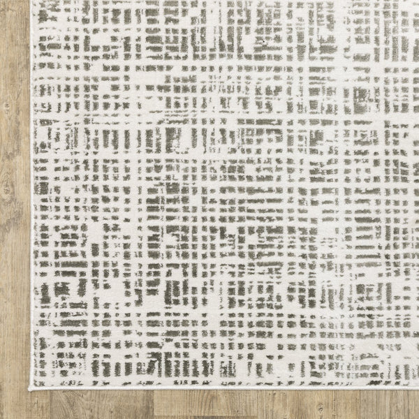 Oriental Weavers Montecito Indoor Area Rug - Power-loomed Soft Polyester With Elegant Patterns For Luxurious Décor White,Grey Polyester M5150w100153st