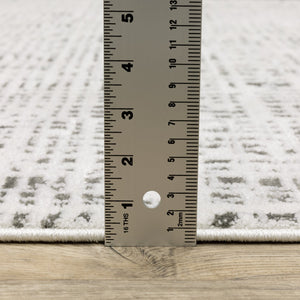 Oriental Weavers Montecito Indoor Area Rug - Power-loomed Soft Polyester With Elegant Patterns For Luxurious Décor White,Grey Polyester M5150w100153st