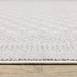 Oriental Weavers Montecito Indoor Area Rug - Elegant Power-loomed Design With Soft Polyester And Graphic Patterns White,Grey Polyester M094w8068235st