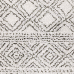 Oriental Weavers Montecito Indoor Area Rug - Elegant Power-loomed Design With Soft Polyester And Graphic Patterns White,Grey Polyester M094w8068235st