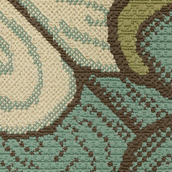 Oriental Weavers Montego Indoor/Outdoor Area Rug - Refresh Your Space With Nature-inspired Colors And Textures Blue,Brown Polypropylene M3444m073135st