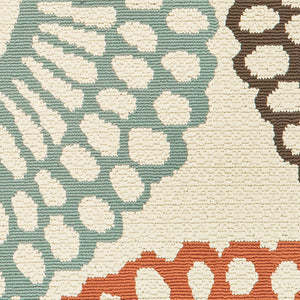 Oriental Weavers Montego Indoor/Outdoor Area Rug - Modern Nature-inspired Design For Stylish Home Decor Beige,Blue Polypropylene M697j6160230st