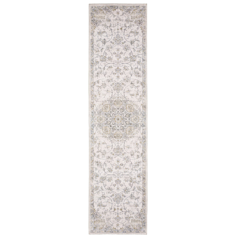 Oriental Weavers Myers Park Myp01 Indoor Area Rug - Elegant Persian Design With Vintage Charm For Your Home Decor Beige,Gold Polyester Mmyp01061245st
