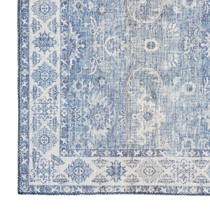 Oriental Weavers Myers Park Indoor Area Rug - Persian-inspired Design, Easy Care, Flatwoven Polyester For Rustic Charm Blue,Grey Polyester Mmyp04061245st