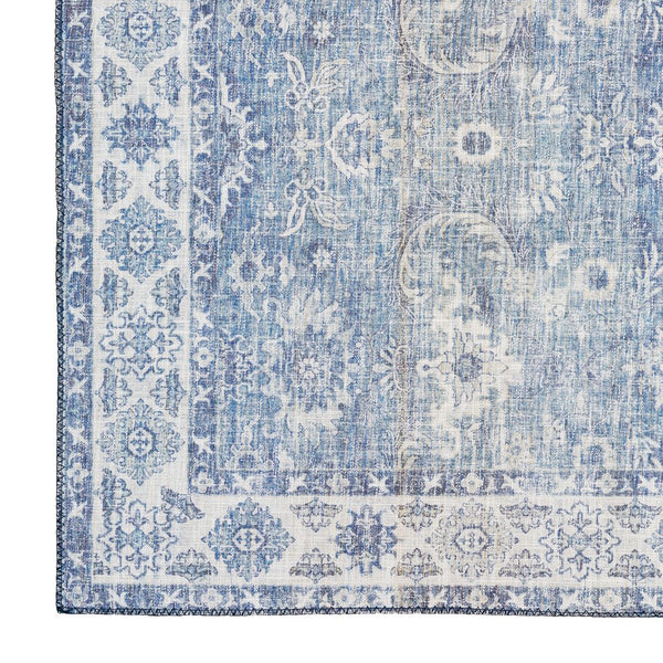 Oriental Weavers Myers Park Indoor Area Rug - Persian-inspired Design, Easy Care, Flatwoven Polyester For Rustic Charm Blue,Grey Polyester Mmyp04061245st