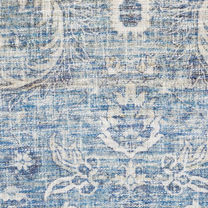 Oriental Weavers Myers Park Indoor Area Rug - Persian-inspired Design, Easy Care, Flatwoven Polyester For Rustic Charm Blue,Grey Polyester Mmyp04061245st