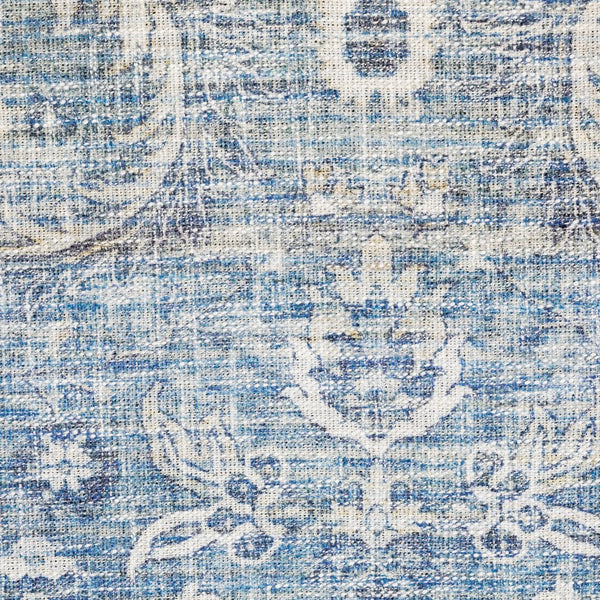 Oriental Weavers Myers Park Indoor Area Rug - Persian-inspired Design, Easy Care, Flatwoven Polyester For Rustic Charm Blue,Grey Polyester Mmyp04061245st