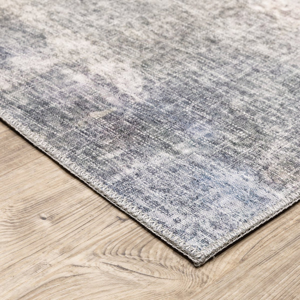 Oriental Weavers Myers Park Indoor Area Rug - Elegant Persian Designs With Watercolor Abstracts For Timeless Style Beige,Blue Polyester Mmyp10061245st