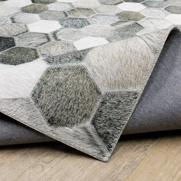 Oriental Weavers Myers Park Myp17 Indoor Area Rug - Elegant Persian Design With Vintage Charm And Easy Care Fabric Grey,Charcoal Polyester Mmyp17152213st