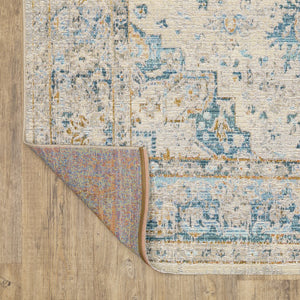 Oriental Weavers Naples Indoor/Outdoor Area Rug - Vibrant Patterns, Fade Resistant, Easy Care For Stylish Spaces Grey,Teal Polypropylene N1221x060100st