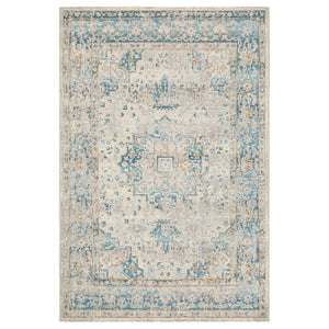 Oriental Weavers Naples Indoor/Outdoor Area Rug - Vibrant Patterns, Fade Resistant, Easy Care For Stylish Spaces Grey,Teal Polypropylene N1221x060100st