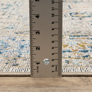 Oriental Weavers Naples Indoor/Outdoor Area Rug - Vibrant Patterns, Fade Resistant, Easy Care For Stylish Spaces Grey,Teal Polypropylene N1221x060100st