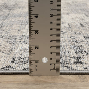 Oriental Weavers Naples Indoor/Outdoor Area Rug – Vibrant Patterns, Easy Care, And Fade Resistant Design For Any Space Grey,Ivory Polypropylene N1346z200285st