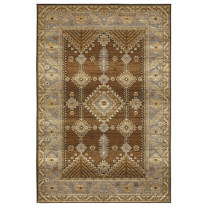 Oriental Weavers Naples Indoor/Outdoor Area Rug – Vibrant Patterns, Easy Care, And Fade Resistant For Any Space Brown,Grey Polypropylene N1441x240305st