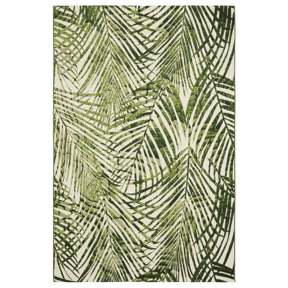 Oriental Weavers Naples Indoor/Outdoor Area Rug – Vibrant Patterns, Easy Care, And Fade Resistant For Stylish Spaces Green,Ivory Polypropylene N1572x160230st