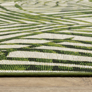 Oriental Weavers Naples Indoor/Outdoor Area Rug – Vibrant Patterns, Easy Care, And Fade Resistant For Stylish Spaces Green,Ivory Polypropylene N1572x160230st