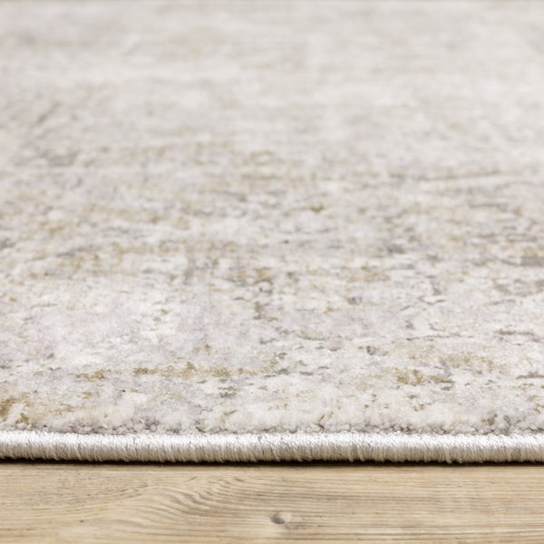 Oriental Weavers Nebulous Indoor Area Rug - Luxuriously Soft Polyester In Modern Abstract Design, Perfect For Any Space Ivory,Grey Polyester N1330e068235st