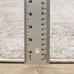 Oriental Weavers Nebulous Indoor Area Rug - Luxuriously Soft Polyester In Modern Abstract Design, Perfect For Any Space Ivory,Grey Polyester N1330e068235st