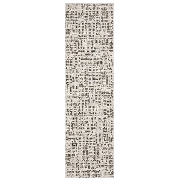 Oriental Weavers Nebulous Soft Polyester Indoor Area Rug - Modern Abstract Design With Textural Patterns In Neutrals Ivory,Grey Polyester N2060w068235st