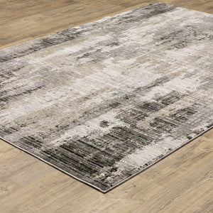 Oriental Weavers Nebulous Indoor Area Rug - Soft Polyester Yarn, Modern Abstract Design, Perfect For Any Space Grey,Beige Polyester N4151n100153st